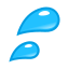 Waterdruppels, bron emojidex.com